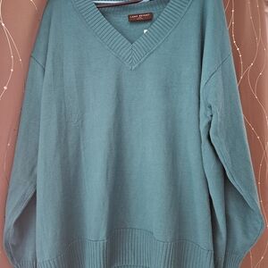 Lane Bryant‎ Deep Teal V-Neck Sweater